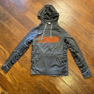 NIKE Clemson Sweatshirt Hoodie with Drawstring